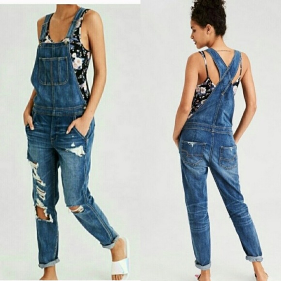 American Eagle Outfitters Denim - American Eagle Sz Xs Tomgirl Overalls